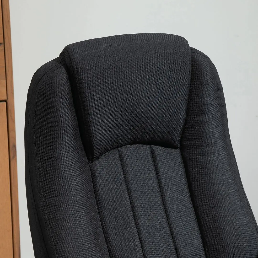 Fotoliu Vinsetto 921-593BK 60x74x116 cm (Black)