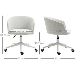 Fotoliu Vinsetto 921-602V00LG 57x56x78 cm (Light Grey) Thumb