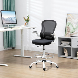 Fotoliu Vinsetto 921-628V00BK (Black/White)