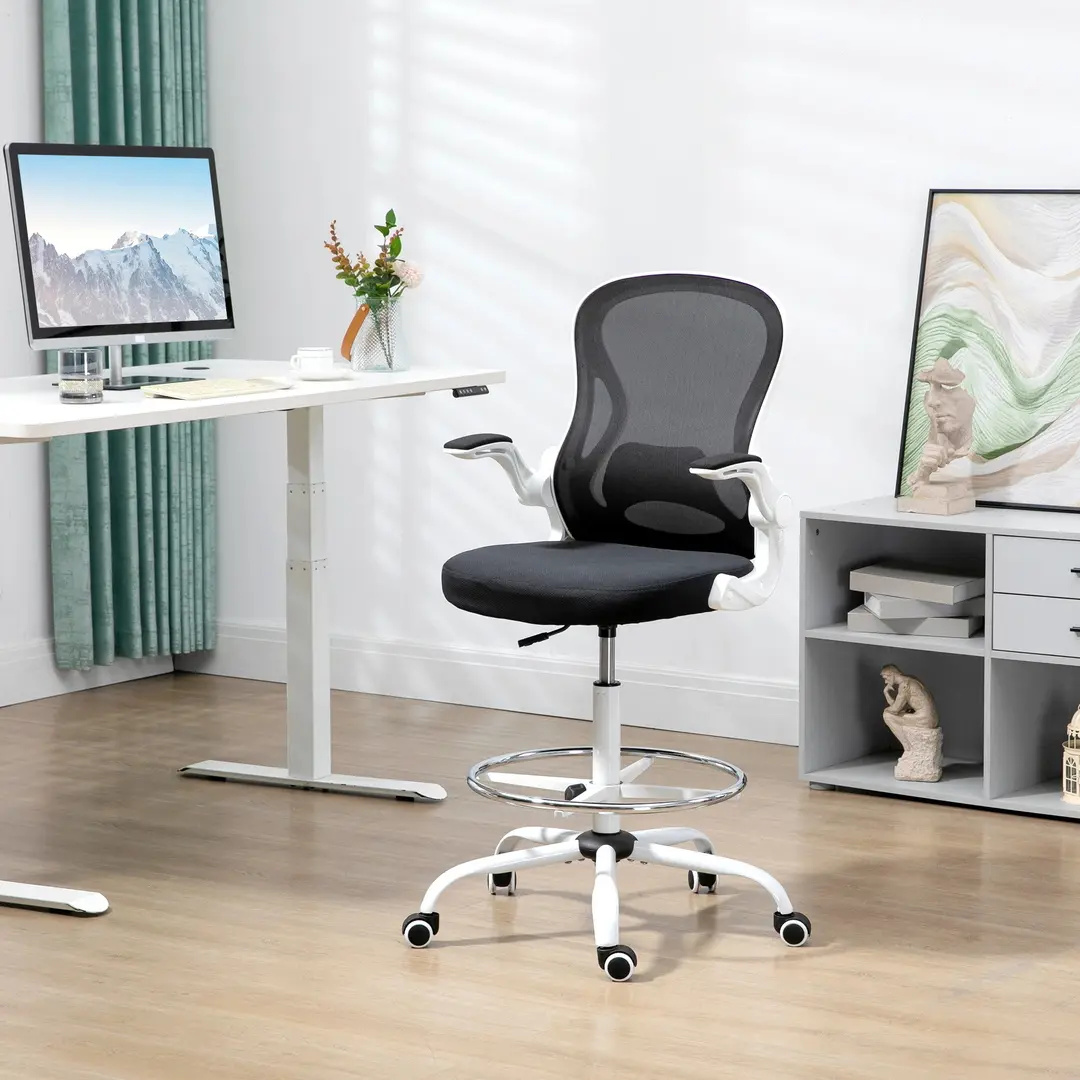 Fotoliu Vinsetto 921-628V00BK (Black/White)