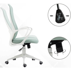 Кресло Vinsetto 921-637V00GN (Green/White) Thumb