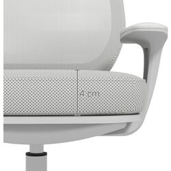 Fotoliu Vinsetto 921-690V01GY 55x48x94 cm (Light Grey) Thumb