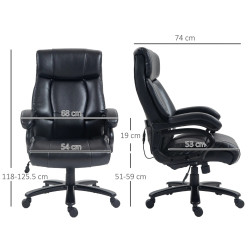 Fotoliu Vinsetto 921-696V91BK (Black) Thumb