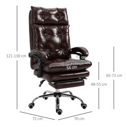 Офисное кресло Vinsetto 921-224 (Brown) Thumb