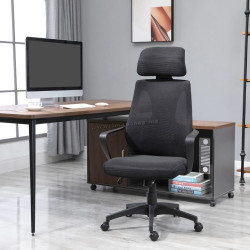 Fotoliu de birou Vinsetto 921-225BK (Black)