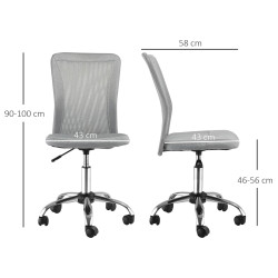 Fotoliu de birou Vinsetto 921-226GY (Grey) Thumb