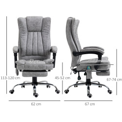 Офисное кресло Vinsetto 921-246V90 (Grey) Thumb