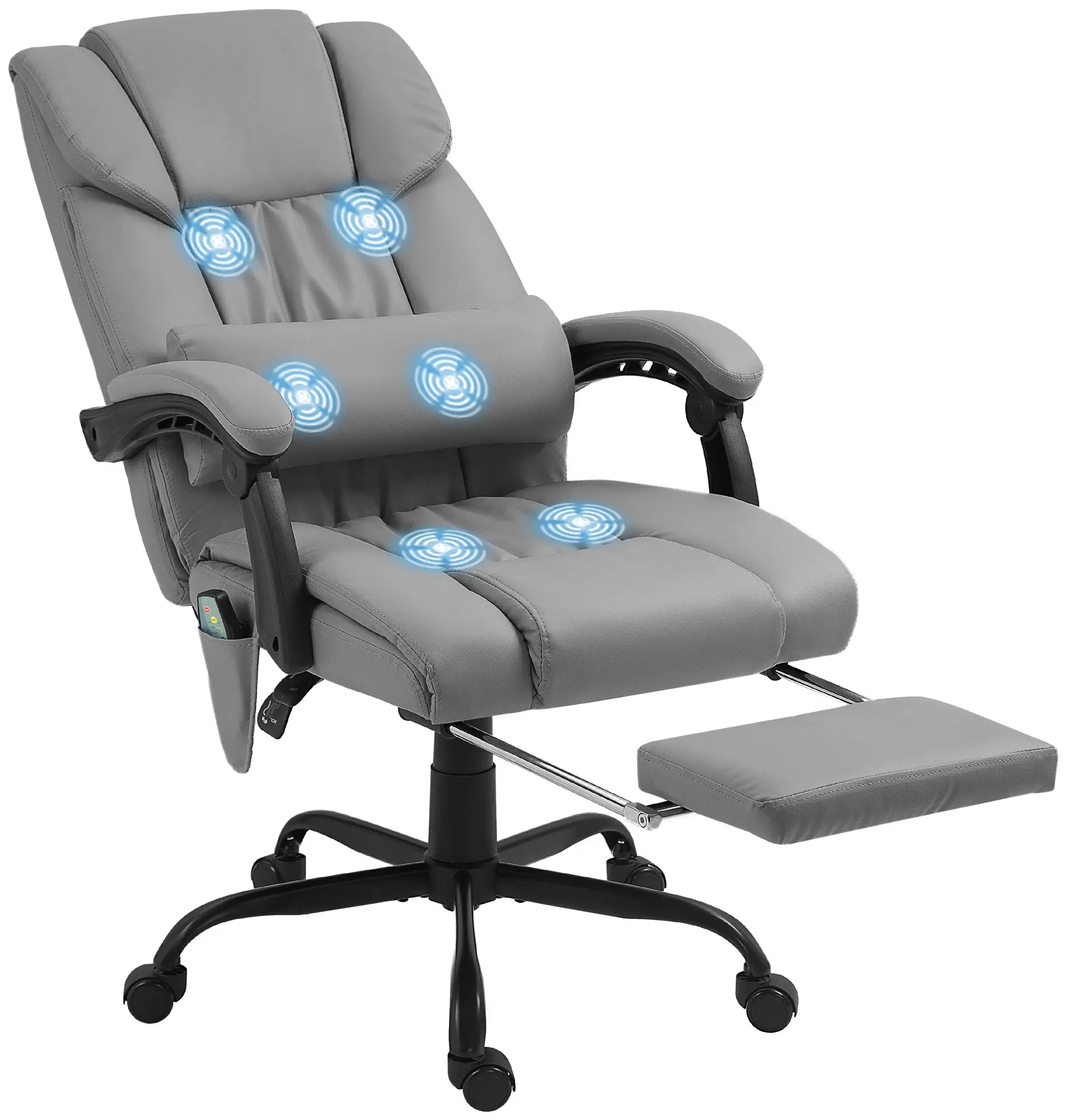 Fotoliu de birou Vinsetto 921-275V90GY (Grey) - 4