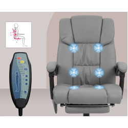 Fotoliu de birou Vinsetto 921-275V90GY (Grey) Thumb