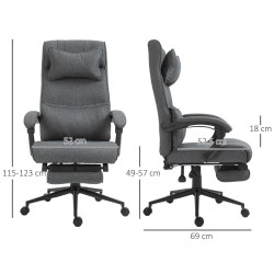 Офисное кресло Vinsetto 921-281 (Grey) Thumb