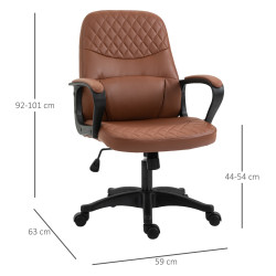 Офисное кресло Vinsetto 921-325BN (Brown) Thumb