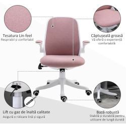Офисное кресло Vinsetto 921-330PK (Pink/White) Thumb