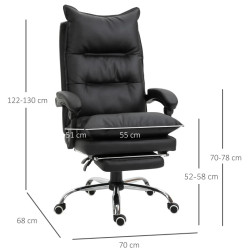 Офисное кресло Vinsetto 921-335BK (Black) Thumb