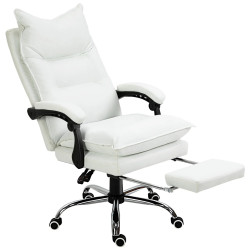 Fotoliu de birou Vinsetto 921-335WT (White) Thumb