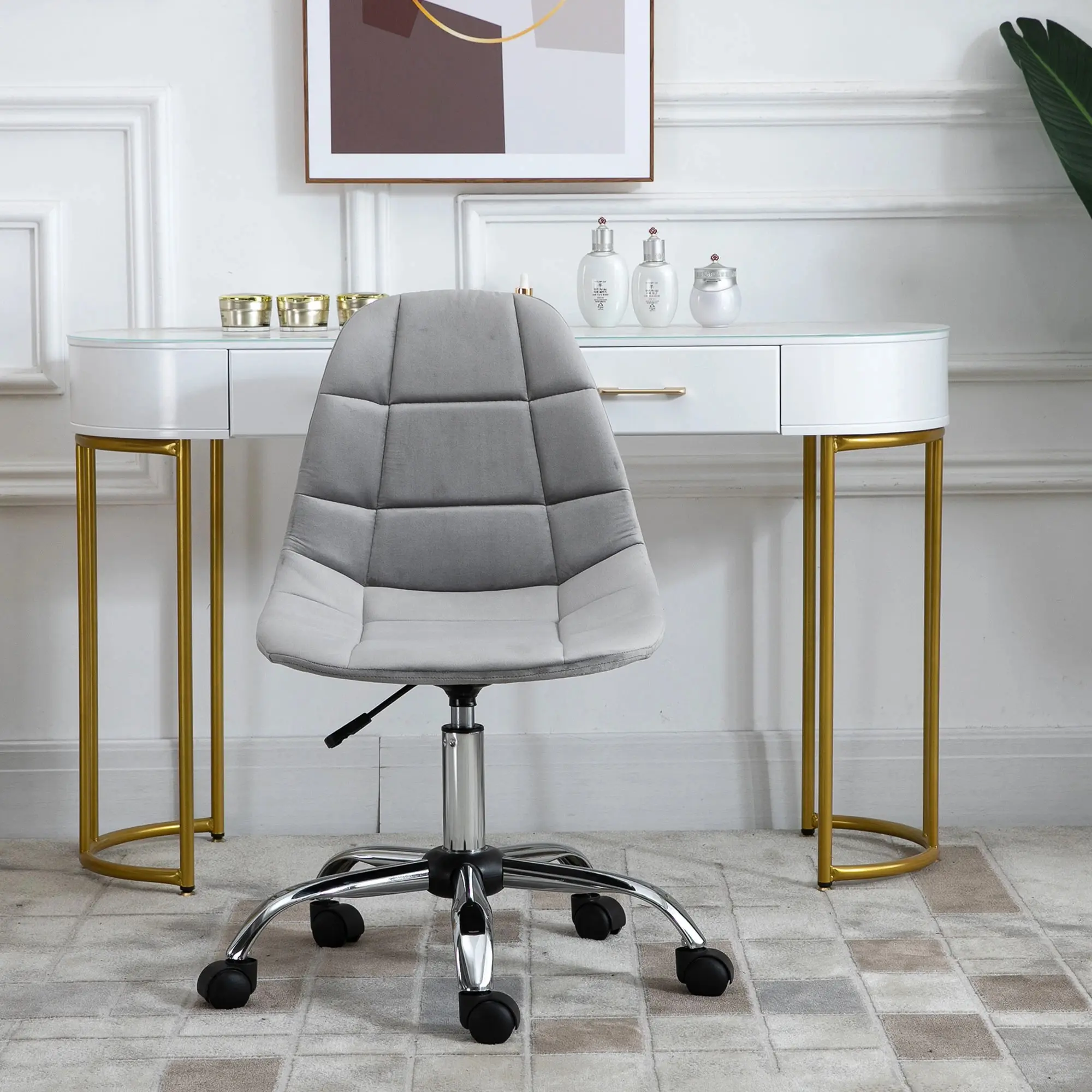 Fotoliu de birou Vinsetto 921-366GY (Grey) - 7