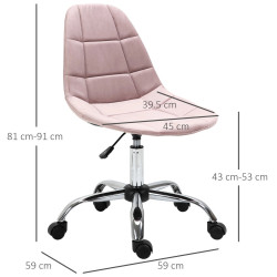 Офисное кресло Vinsetto 921-366PK (Pink) Thumb