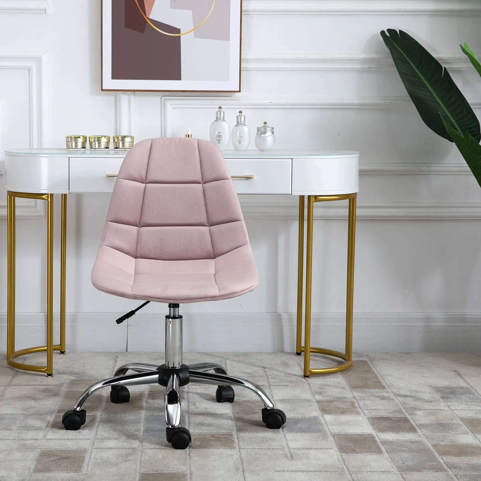 Офисное кресло Vinsetto 921-366PK (Pink) - 7