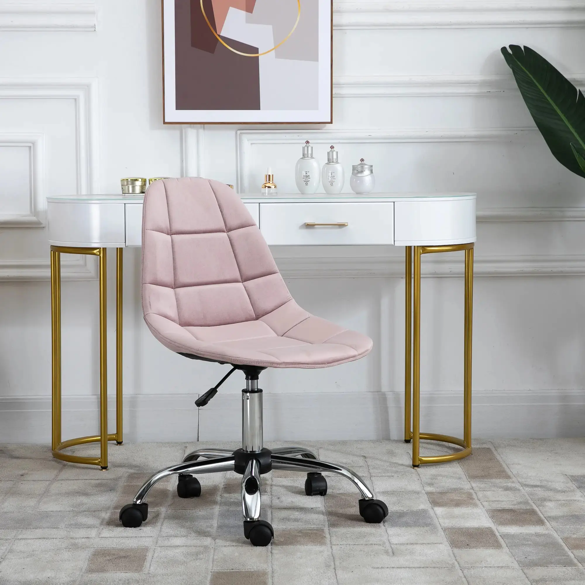 Офисное кресло Vinsetto 921-366PK (Pink) - 8