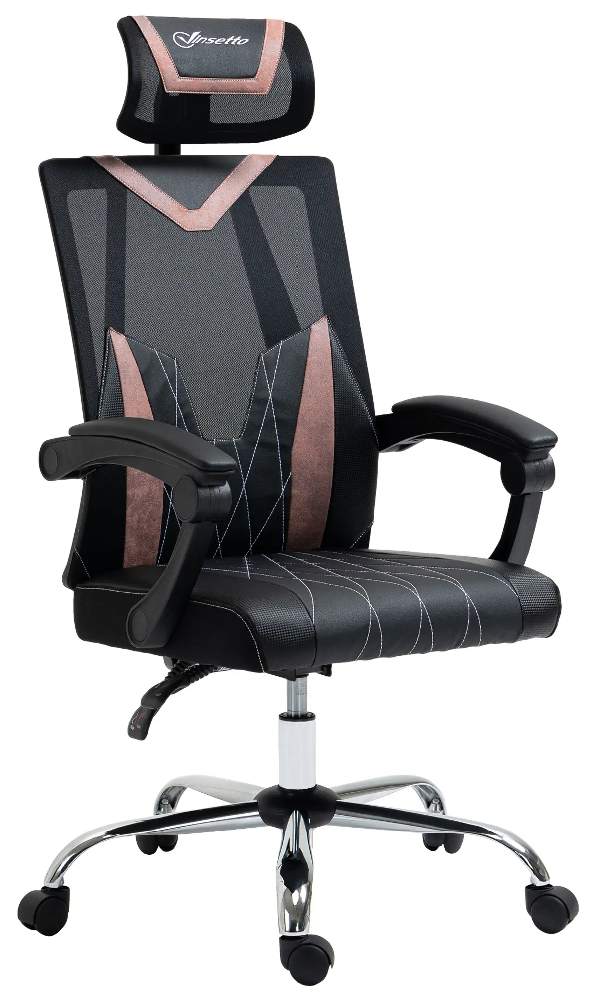 Офисное кресло Vinsetto 921-469PK (Black/Pink) - 2
