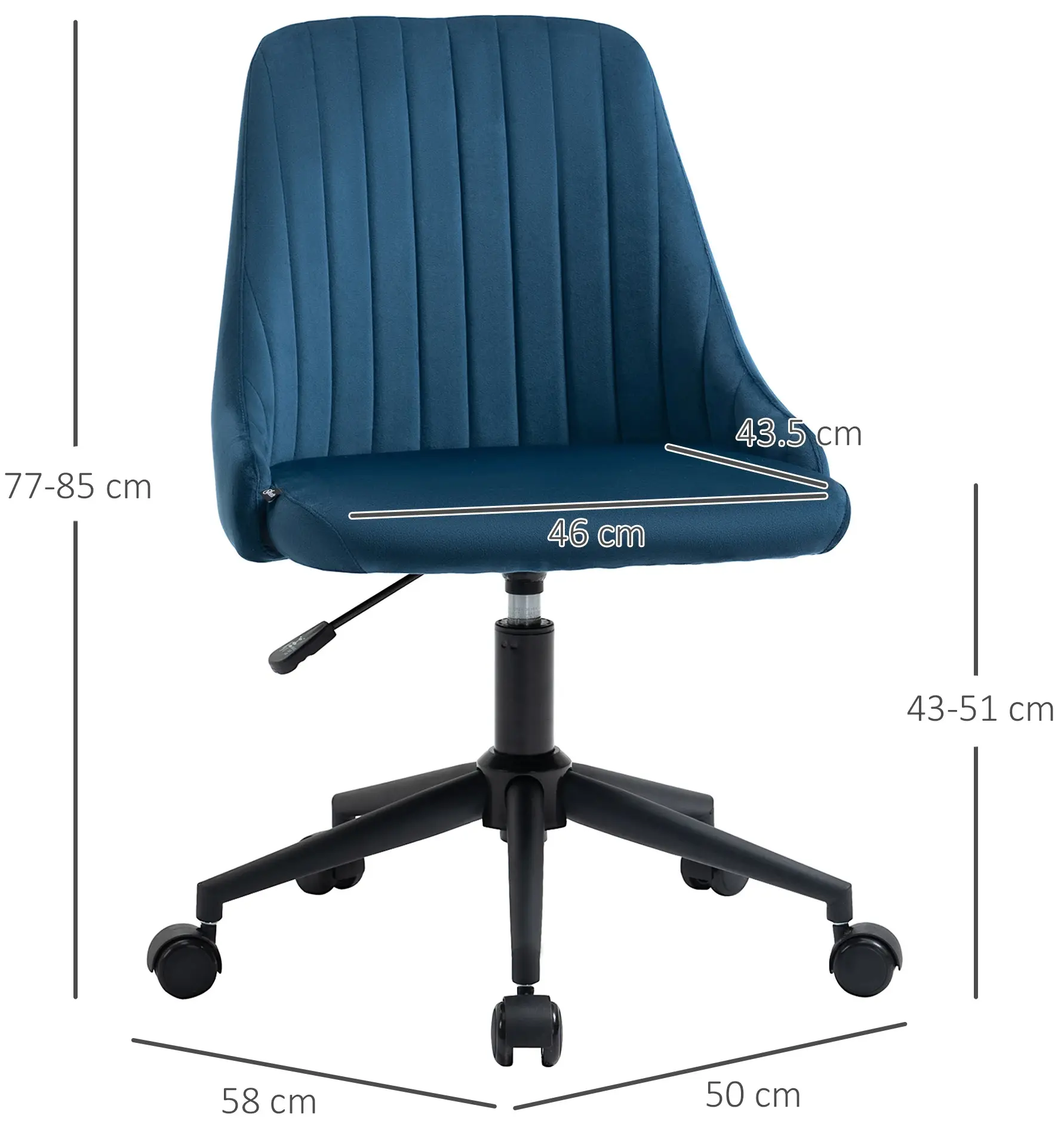 Офисное кресло Vinsetto 921-488BU (Blue) - 3