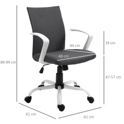 Fotoliu de birou Vinsetto 921-540CG (Dark Grey) Thumb