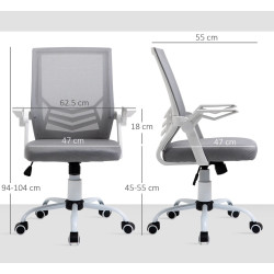 Офисное кресло Vinsetto 921-547GY (Grey) Thumb