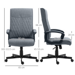 Офисное кресло Vinsetto 921-605V00CG (Dark Grey) Thumb