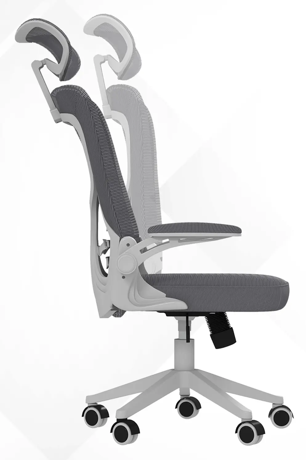 Офисное кресло Vinsetto 921-654V01CG (Grey) - 3