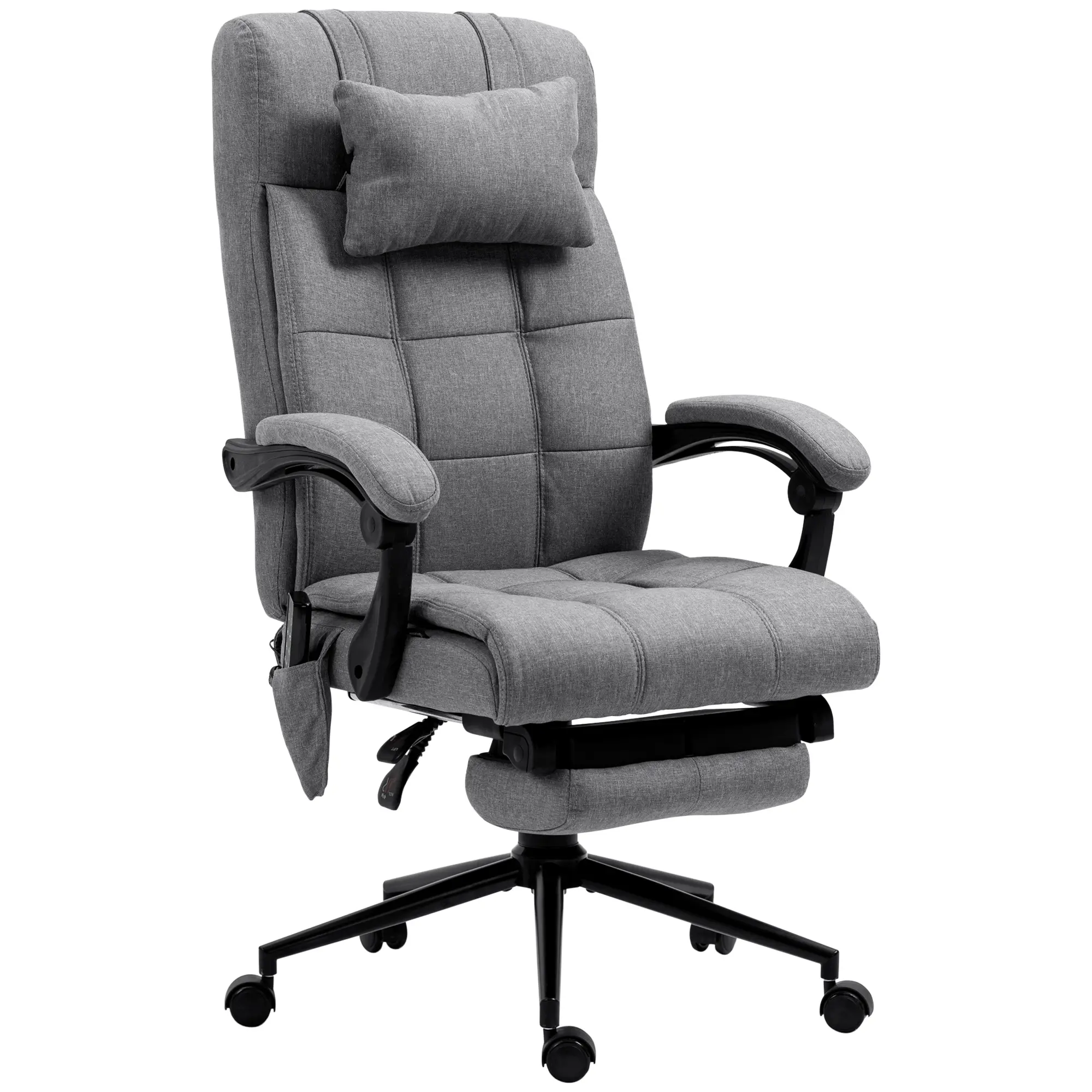 Fotoliu de birou Vinsetto 921-658V90GY (Grey) - 3