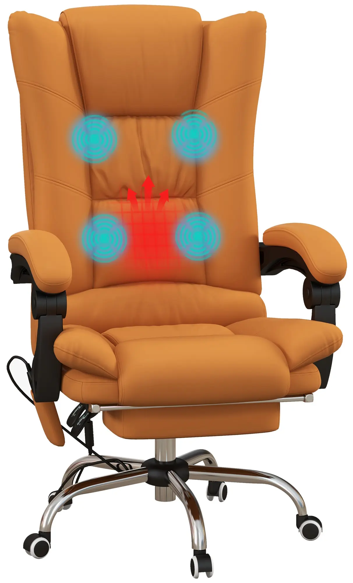 Офисное кресло Vinsetto 921-667V90LR (Light Brown) - 3