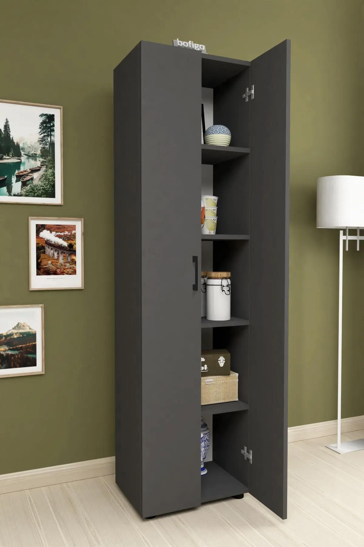 Пенал Bofigo 2D5SH 49 (Anthracite)