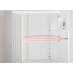 Офисный шкаф Homcom 924-122V00WT (White) Thumb