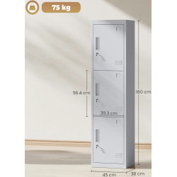 Пенал Homcom 924-118V00CW (Light Gray) Thumb