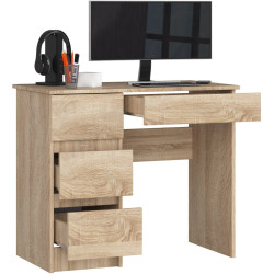 Письменный стол Akord A-7 CLP PK 90cm Left (Sonoma Oak) Thumb