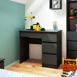 Письменный стол Akord A-7 CLP PK 90cm Right (Graphite Grey)