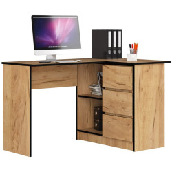 Masa de birou Akord B16 124cm Right (Craft Oak) Thumb