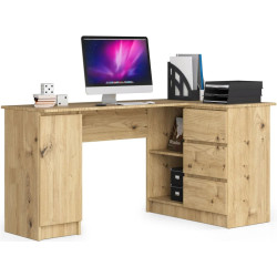 Письменный стол Akord B20 155cm PK Right (Artisan Oak) Thumb