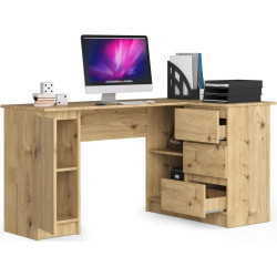 Письменный стол Akord B20 155cm PK Right (Artisan Oak) Thumb