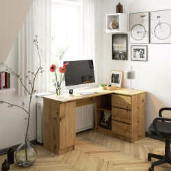 Письменный стол Akord B20 155cm PK Right (Artisan Oak)