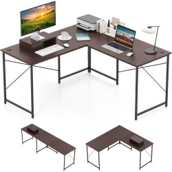 Модульный письменный стол Costway CB10791ZS (Brown) Thumb