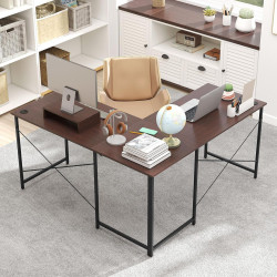 Модульный письменный стол Costway CB10791ZS (Brown) Thumb