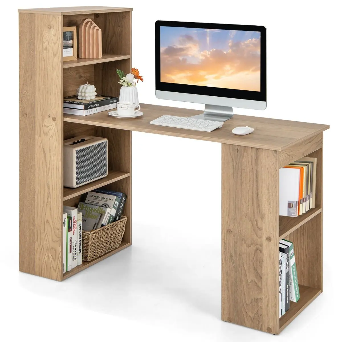 Письменный стол Costway CB10301NA (Natural) - 2