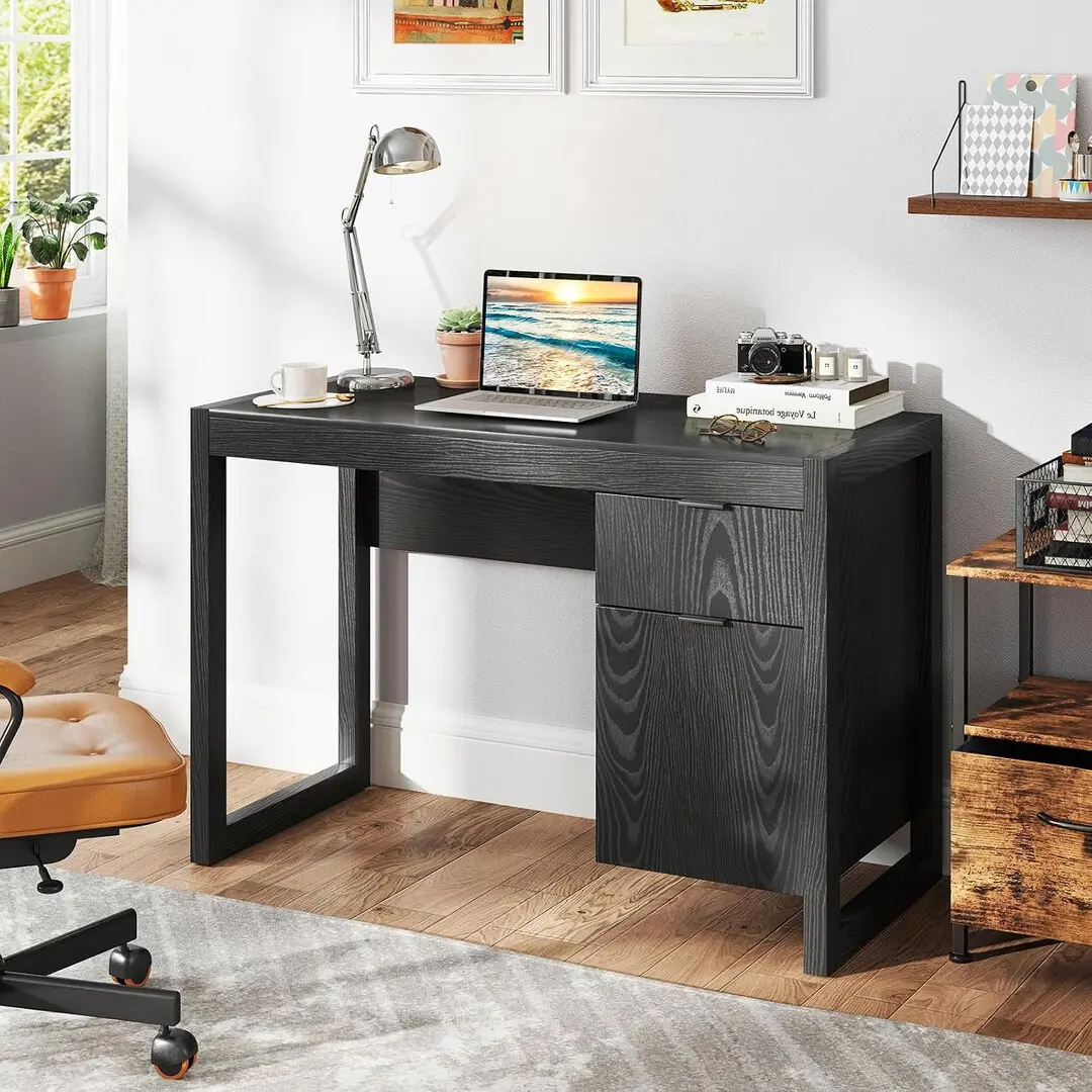 Masa de birou Costway CB10449DK (Black)