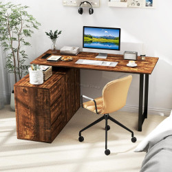 Письменный стол Costway CB10721DE-CF+ (Brown)