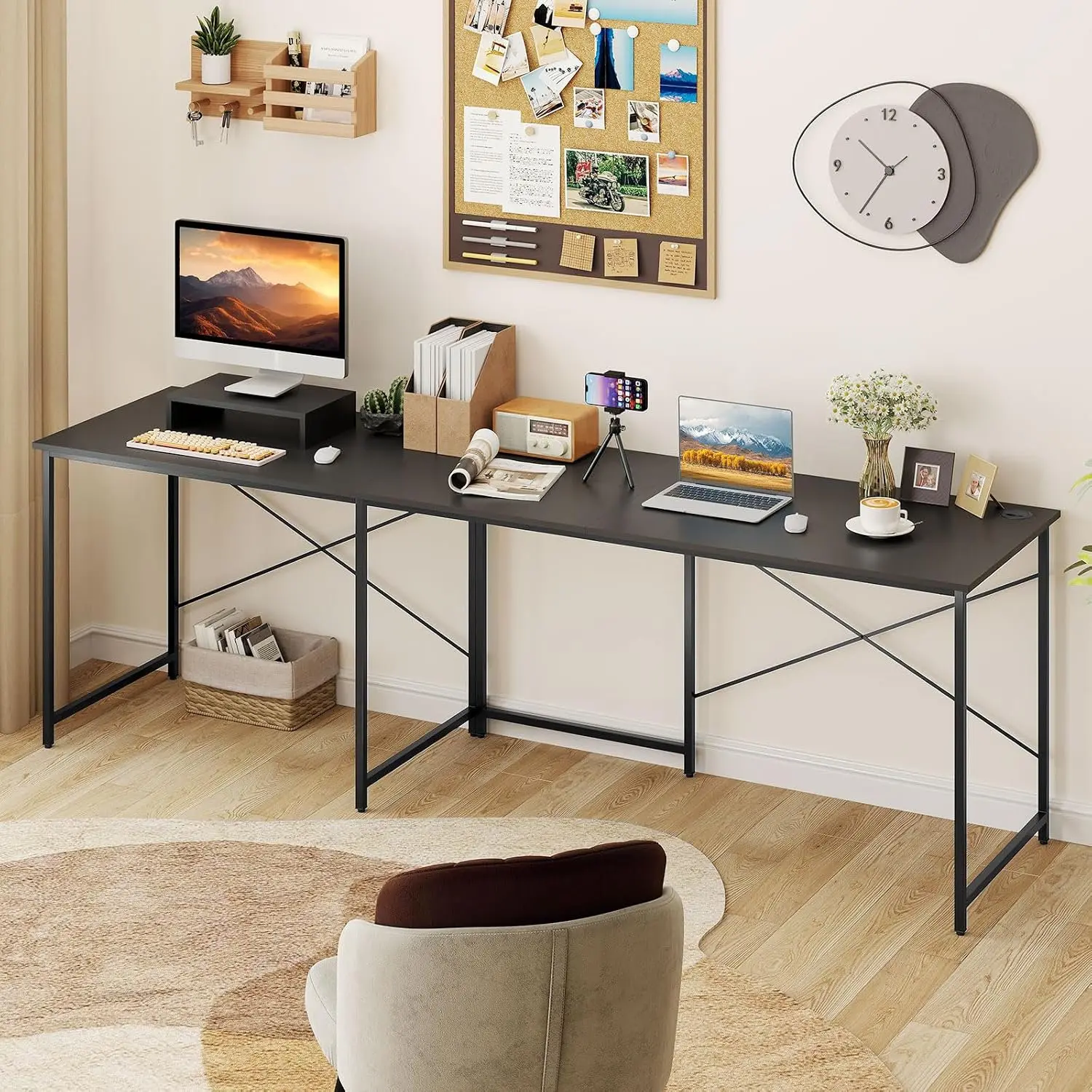 Письменный стол Costway CB10791GR (Grey) - 5