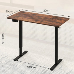 Письменный стол Costway CB10905DE-CF (Brown) Thumb