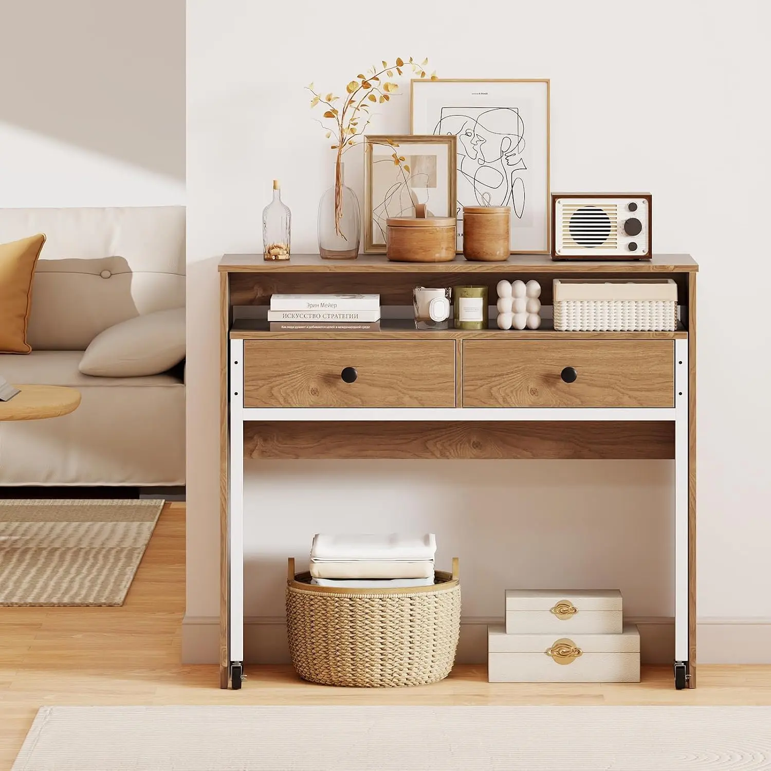 Письменный стол Costway CB10920NA (Natural) - 4