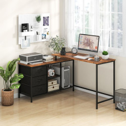 Письменный стол Costway CB10958DE-CF (Brown)