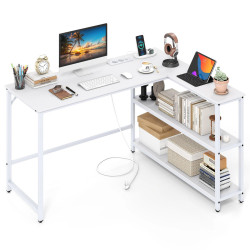 Письменный стол Costway CB10960DE-WH (White) Thumb