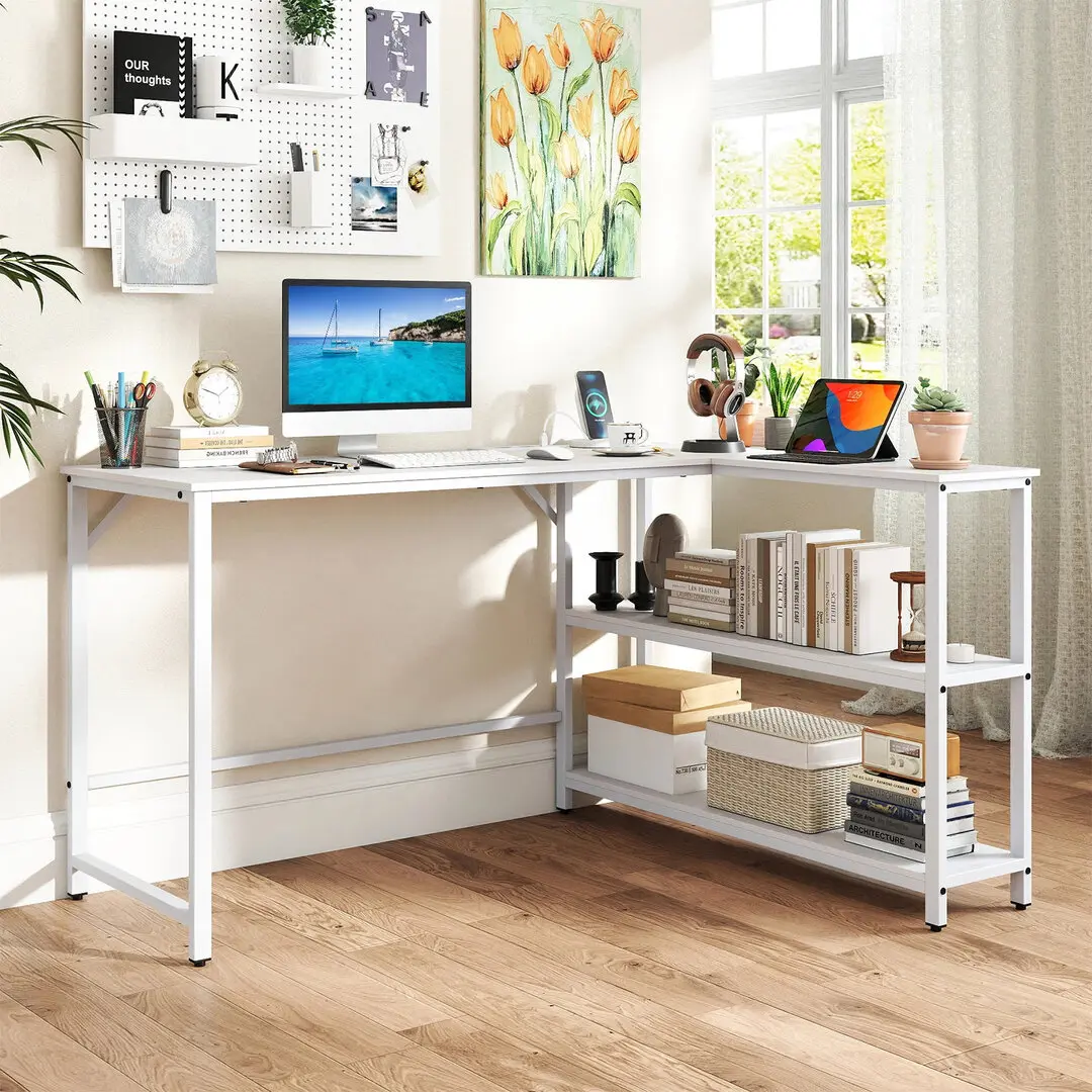 Письменный стол Costway CB10960DE-WH (White)